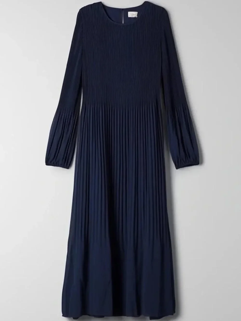 ARITZIA Wilfred Daydreamer Maxi Dress in Navy Blue NWOT